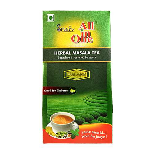 Buy All in One Herbal Masala Tea Sugarfree, Sweetened By Stevia Online