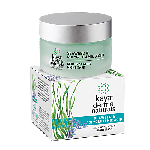 Kaya Clinic Skin Hydrating Night Mask - With Seaweed & Polyglutamic Acid, 50 g  