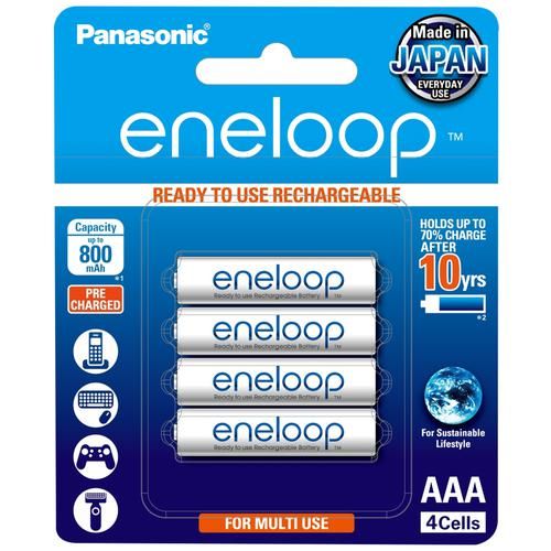 Buy Panasonic Eneloop Pro Rechargeable Battery - HR03, AAA, 1.2 V Online at  Best Price of Rs 899 - bigbasket