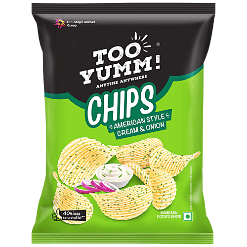 Buy Too Yumm! American Style Cream & Onion Potato Chips Online at Best