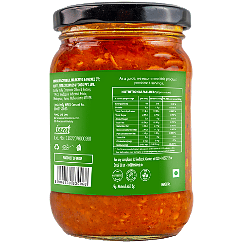 Little Italy  Acasa Arrabbiata Pasta Sauce, 300 g  Authentic Taste
 Delectable Flavour