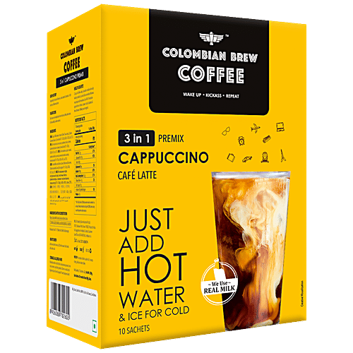 Buy Colombian Brew Coffee Instant Coffee 3 In 1 Premix Cappuccino