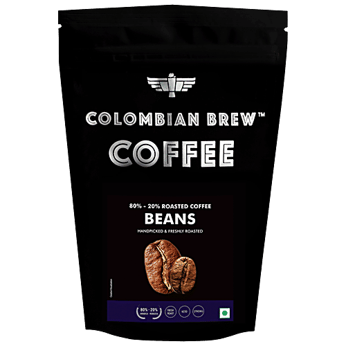 Colombian Brew Coffee 80-20 Arabica Robusta Roasted Coffee Beans, 1 kg  Wake Up
 Kickass
 Repeat