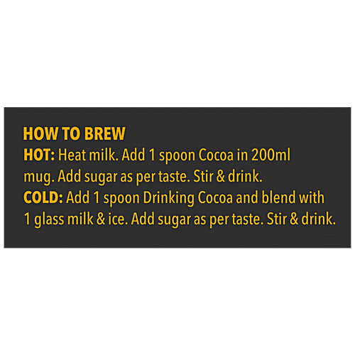 Christopher Cocoa Activated Charcoal Dark Cocoa - Black, Unsweetened, Baking Use, For Cake, Hot Chocolate, Drinking Shakes, 100 g