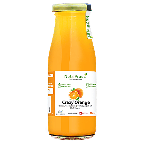 Buy Nutripress Cold Pressed Juice Crazy Orange Online at Best Price
