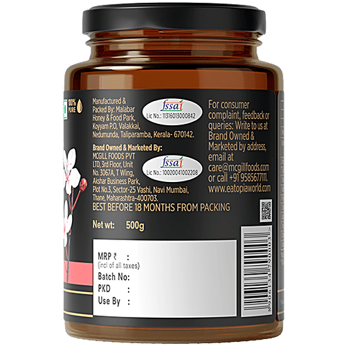 Eatopia Monofloral Nectar Honey From Himalayas - Litchi Flowers, 500 g  