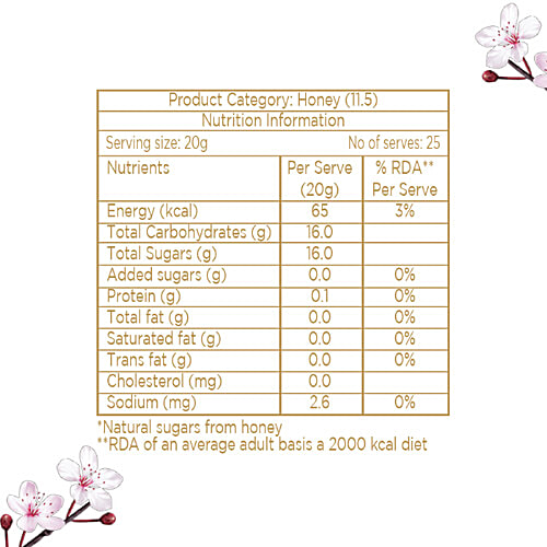 Eatopia Monofloral Nectar Honey From Himalayas - Litchi Flowers, 500 g  