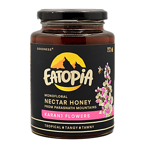 Buy Eatopia Monofloral Nectar Honey From Parasnath Mountains Karanj Flowers Online at Best