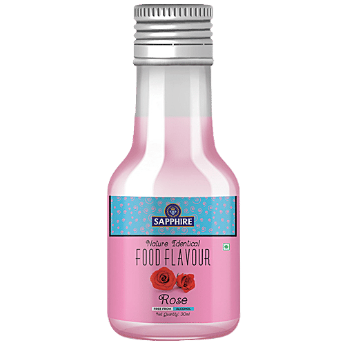 Sapphire  Food Flavour Essence - Rose, 30 ml  