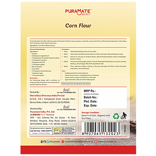 Buy Puramate Corn Flour Online at Best Price of Rs 90 bigbasket