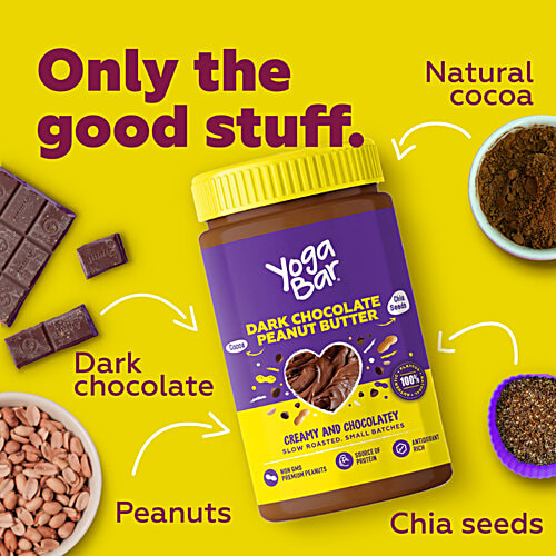 Buy Yoga bar Dark Chocolate Peanut Butter Creamy & Chocolatey, Chia