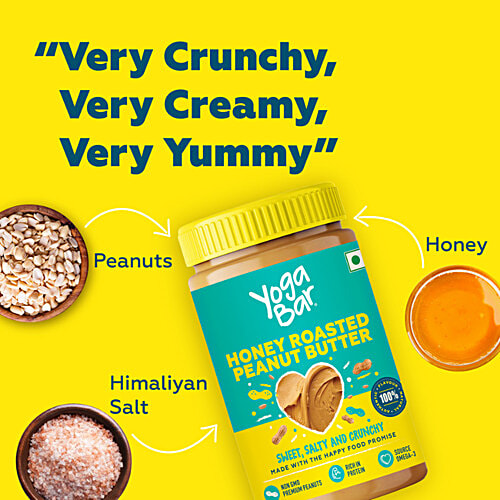 Buy Yoga Bar Honey Roasted Peanut Butter Sweet, Salty & Crunchy, Non
