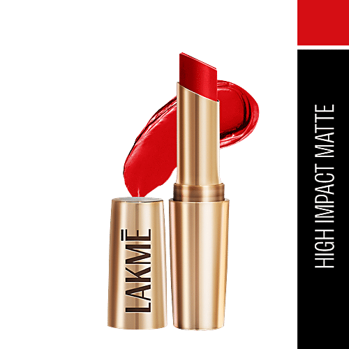Lakme Lipstick - 9 To 5 Primer + Matte, Red Twist, 3.6 g