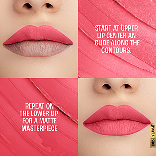 Lakme Lipstick - 9 To 5 Primer + Matte, Blush Pink, 3.6 g  