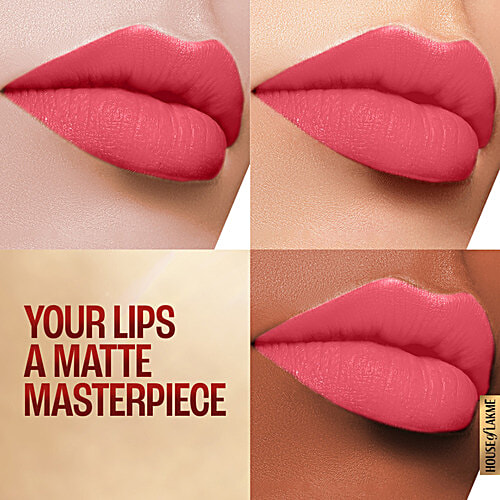 Lakme Lipstick - 9 To 5 Primer + Matte, Blush Pink, 3.6 g  