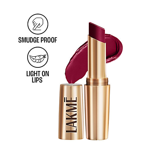 Lakme Lipstick - 9 To 5 Primer + Matte, Red Velvet, 3.6 g