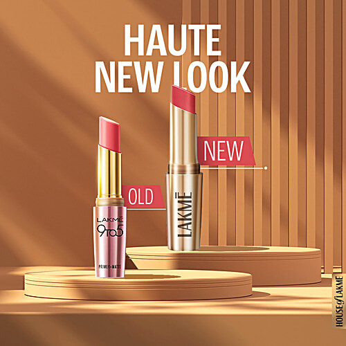 Lakme Lipstick - 9 To 5 Primer + Matte, Red Velvet, 3.6 g