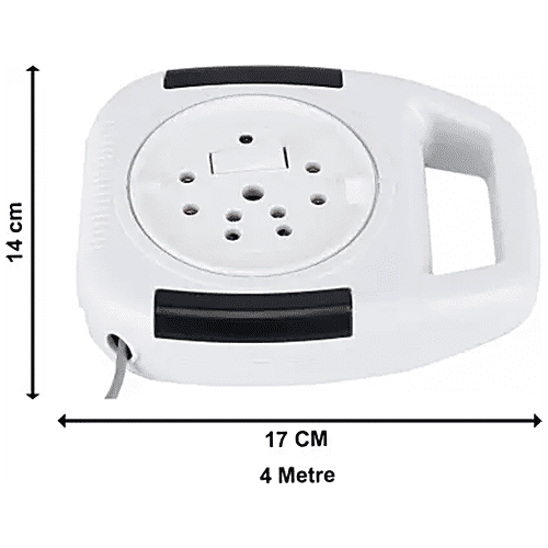Anchor by Panasonic 3 Socket Extension Board - Plastic, 5208, 4 mtr, 6 Amps, 1 pc  