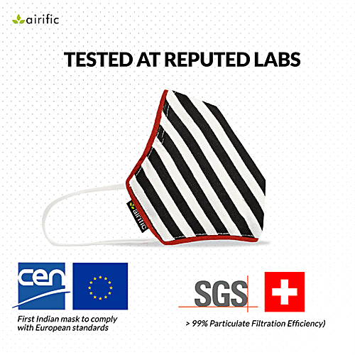 Airific N95 Face Mask 3 Layer - Reusable, Anti Viral, Drive, M, 1 pc  