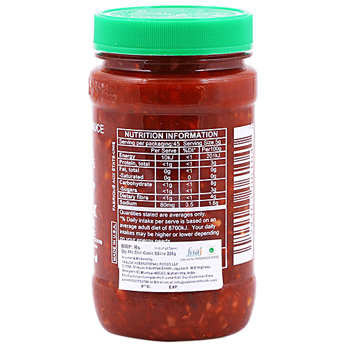 Buy Tuong Ot Sriracha Chili Garlic Sauce Spicy Online at Best Price