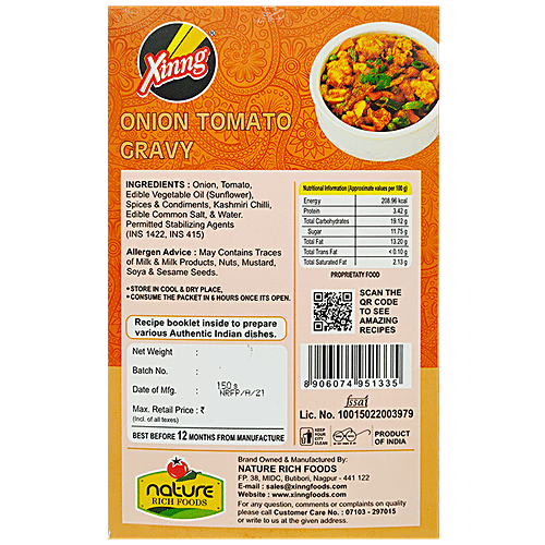 Buy Xinng Onion Tomato Gravy Online at Best Price of Rs 99 bigbasket