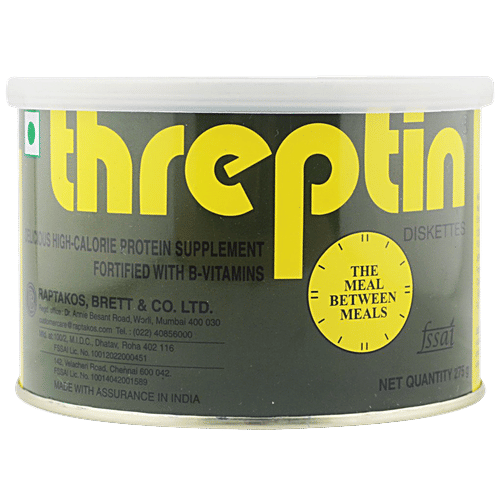 Threptin High-Calorie Protein Supplement Diskettes Fortified With B-Vitamins, 275 g  