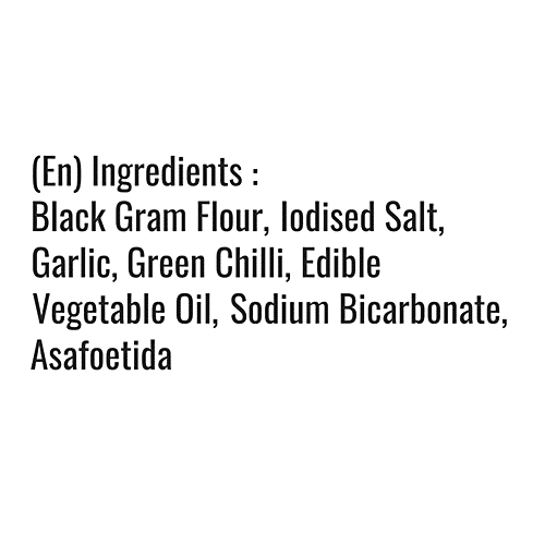 Balasa Papad - Garlic With Green Chilli, 200 g