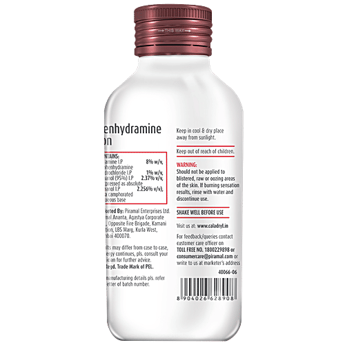 Caladryl Skin Allergy Lotion - Expert Skin Soothing Solution, 65 ml