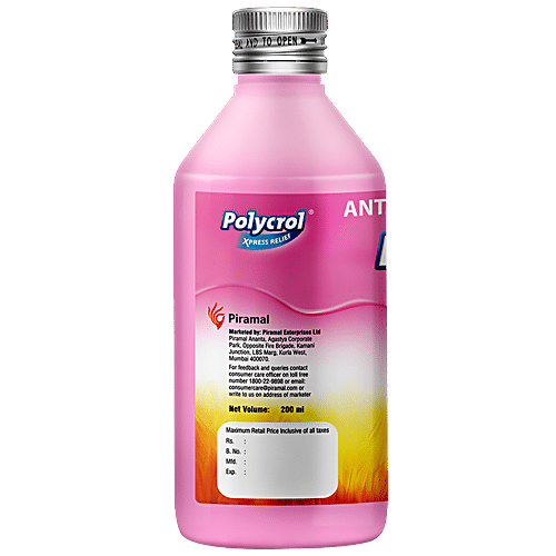 Buy Polycrol Antacid Gel Mint Xpress Relief Sugar Free Online at Best