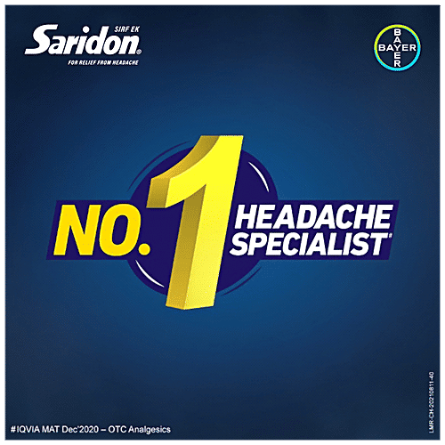 Buy Saridon Saridon Quick Relief from Headache,Tablet Strips Online at Best Price of Rs 43.71