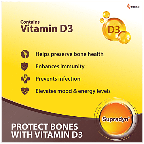 Buy Supradyn Multivitamins Tablets 11 Vitamins , 5 Minerals & Trace