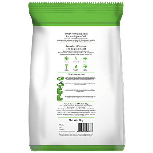 Buy Purepet Cat Litter Super Absorbent Clumping Formula For Multiple Cats, Lavender Online at