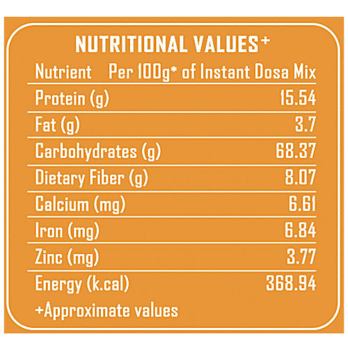 Sugar Watchers Millet Low GI Instant Dosa Mix | Diabetic Friendly | Gluten Free, 200 g  