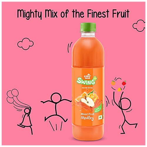 Paper Boat Swing Mixed Fruit Medley Juicer Drink, 600 ml
