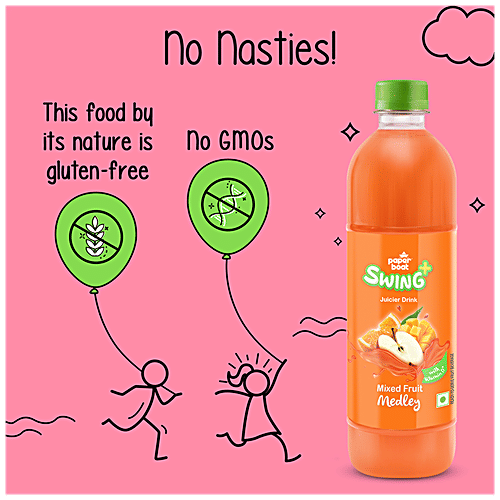 Paper Boat Swing Mixed Fruit Medley Juicer Drink, 600 ml