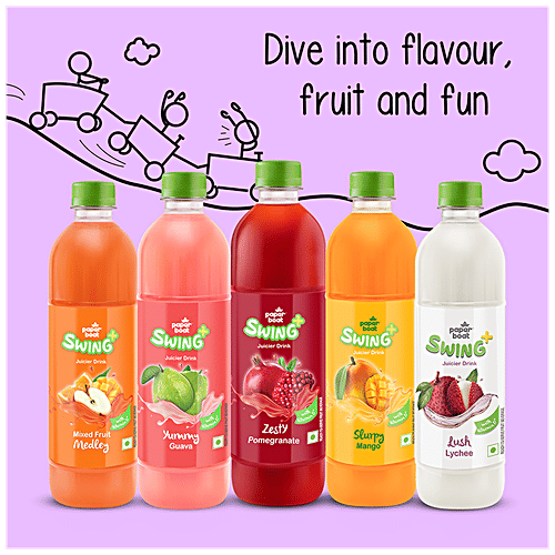 Buy Paperboat Swing Yummy Guava Juice Enriched With Vitamin D, No