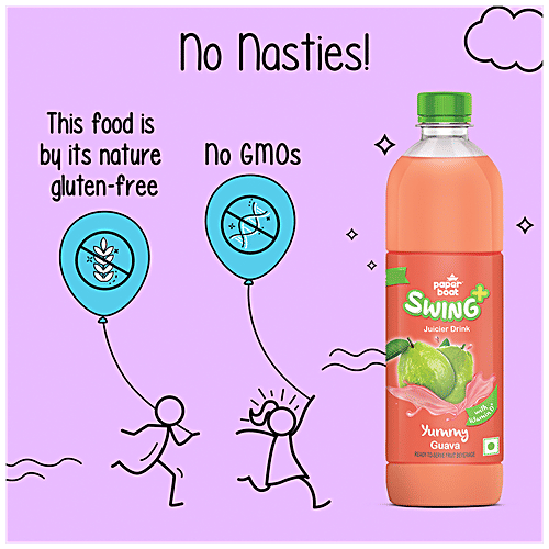 Buy Paperboat Swing Yummy Guava Juice Enriched With Vitamin D, No