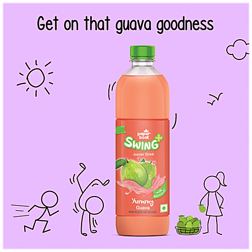 Buy Paperboat Swing Yummy Guava Juice Enriched With Vitamin D, No