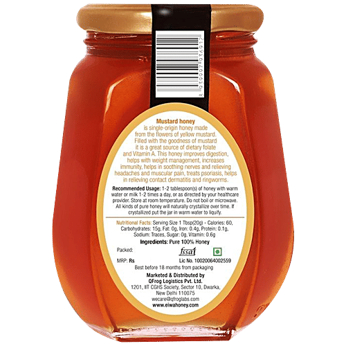 Buy Eiwahoney Mustard Honey Single Origin, 100 Pure & Natural Online