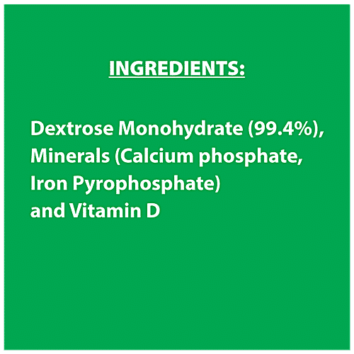 Glucovita Instant Energy Powder - Nutrition Drink With 99. 4% Pure Glucose, 125 g (75 g + 50 g Free)