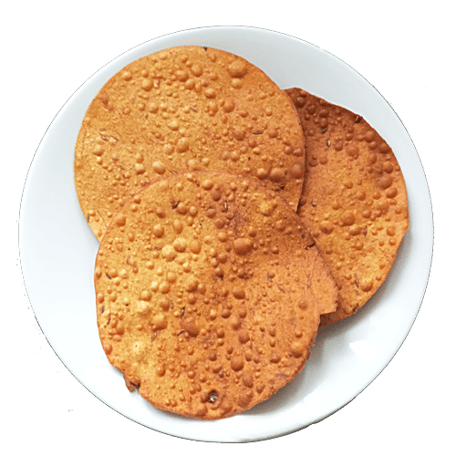 Delight Foods Hurali Happala Or Horsegram Papad - Roast/Fry Use, 340 g