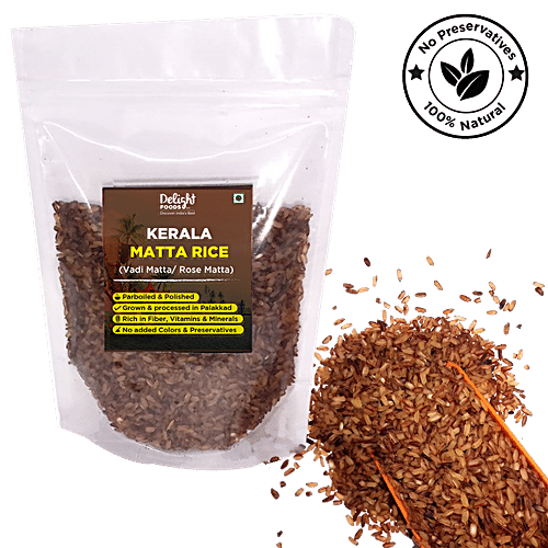 Buy Delight Foods Palakkad Rose Matta Rice - Kerala Red Rice Online at ...