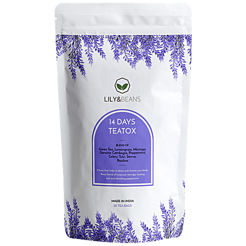 Buy LILY&BEANS 14 Days Teatox Detox, Cleanse Body Online at Best
