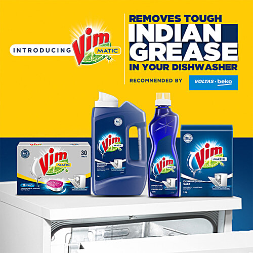 Buy Vim Matic All In 1 Dishwash Tablets, Unbeatable Grease Removal