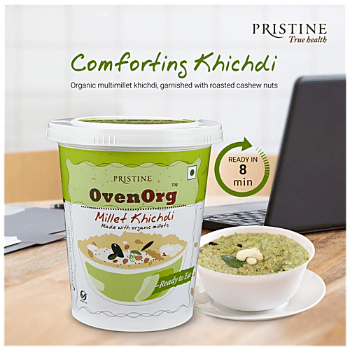 PRISTINE OvenOrg Organic Millet Khichdi - Ready To Eat, 80 g  
