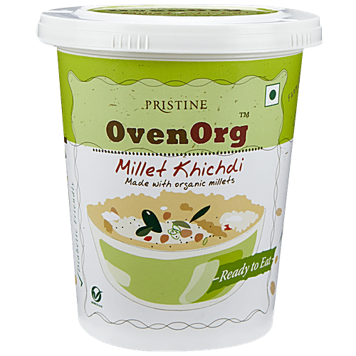 PRISTINE OvenOrg Organic Millet Khichdi - Ready To Eat, 80 g  