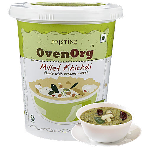 PRISTINE OvenOrg Organic Millet Khichdi - Ready To Eat, 80 g  