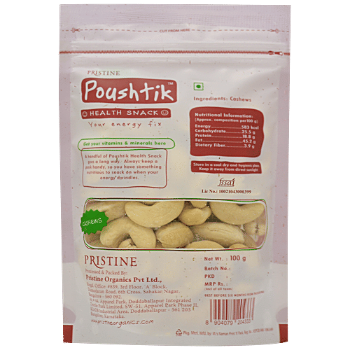 Buy PRISTINE Poushtik Cashews Nuts Online at Best Price of Rs 140