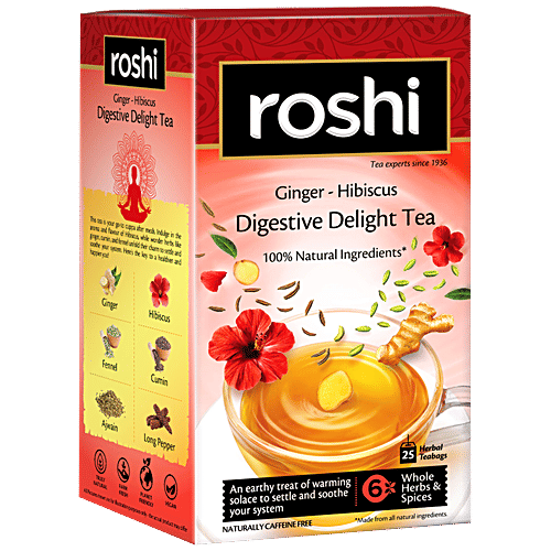 Buy Roshi Digestive Herbal Tea Digestive Delight With Ginger