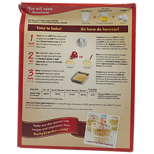 Buy Betty Crocker Cake Mix Super Moist Party Rainbow Chip Online at